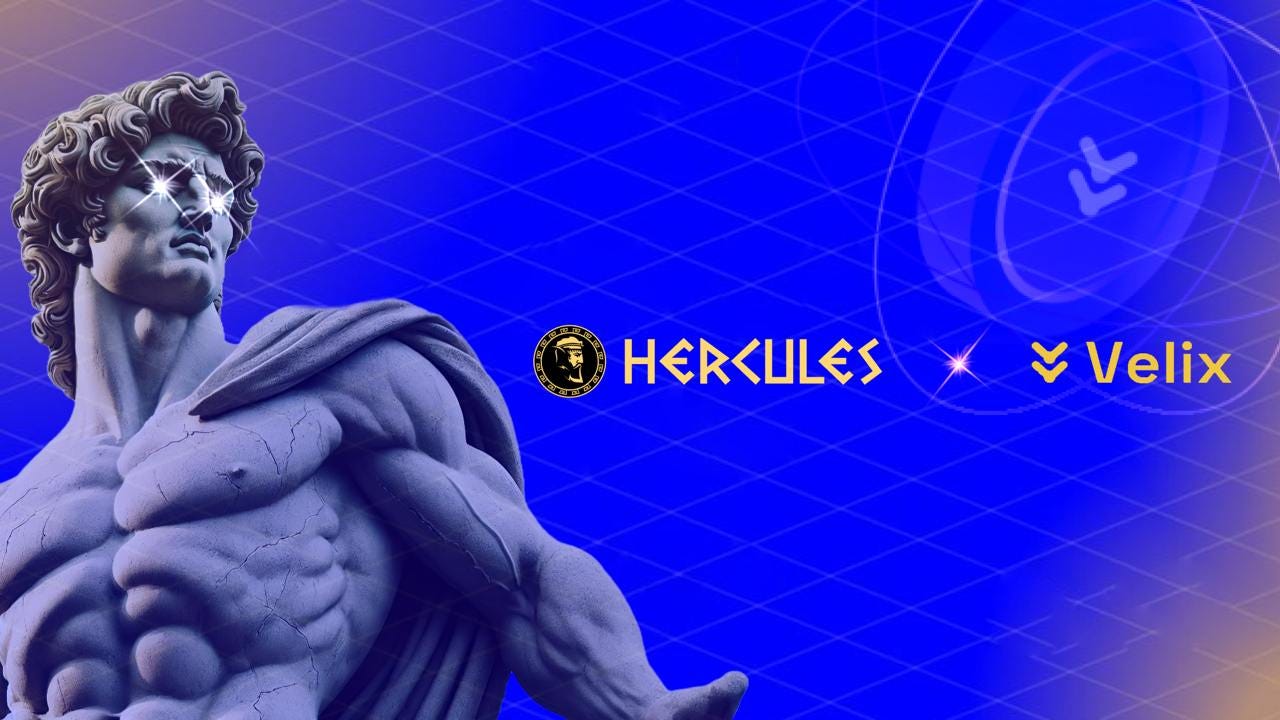 Velix Chooses Hercules as Key Liquidity Partner