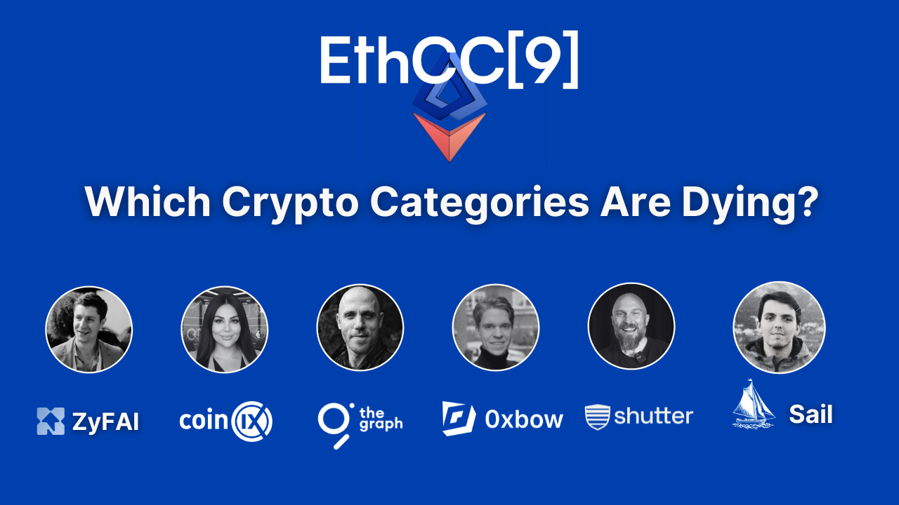 coinIX at EthCC9: Which Crypto Categories Are Dying?