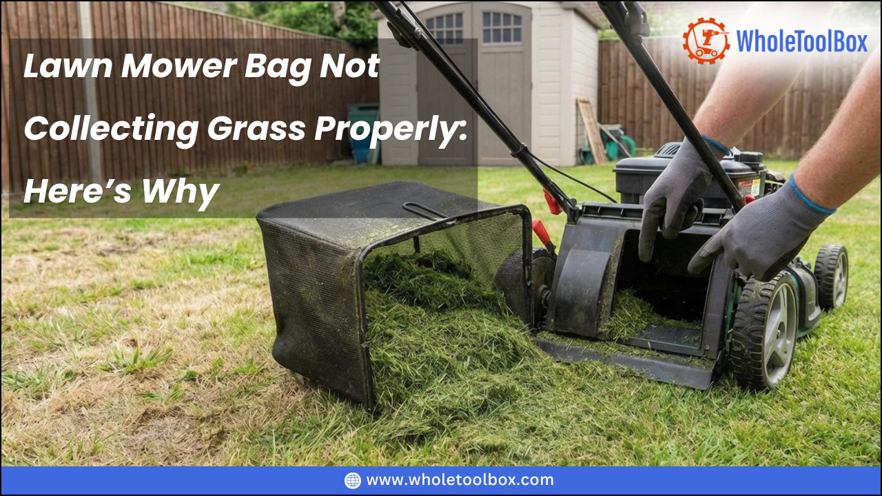 Lawn Mower Bag Not Collecting Grass Properly: Here’s Why