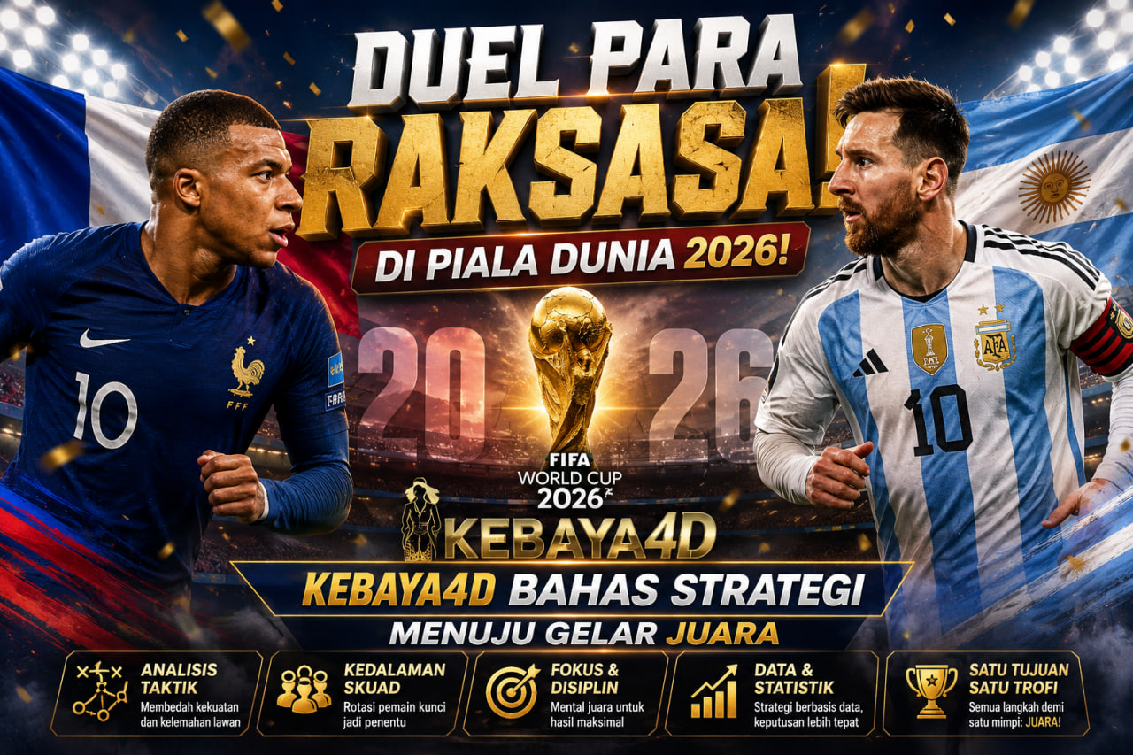 Duel Para Raksasa di Piala Dunia 2026! KEBAYA4D Bahas Strategi Menuju Gelar Juara