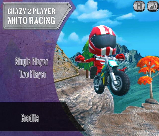 Play Crazy 2 Player Moto Racing game on 2playergames