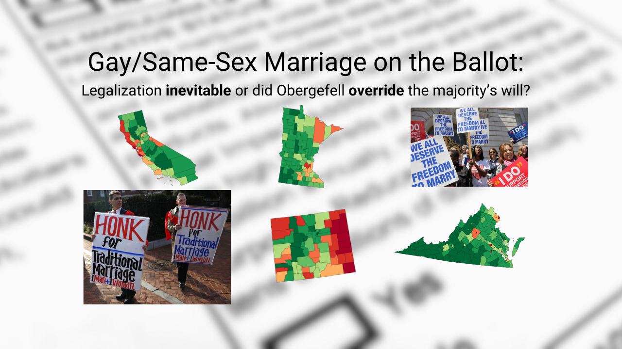 Gay Marriage on the Ballot — A Brief History