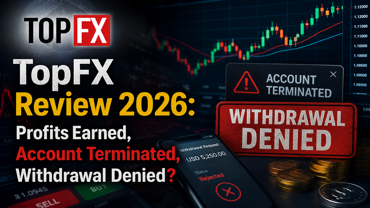 TopFX Review 2026: Profits Earned, Account Terminated, Withdrawal Denied? Check This Investigation