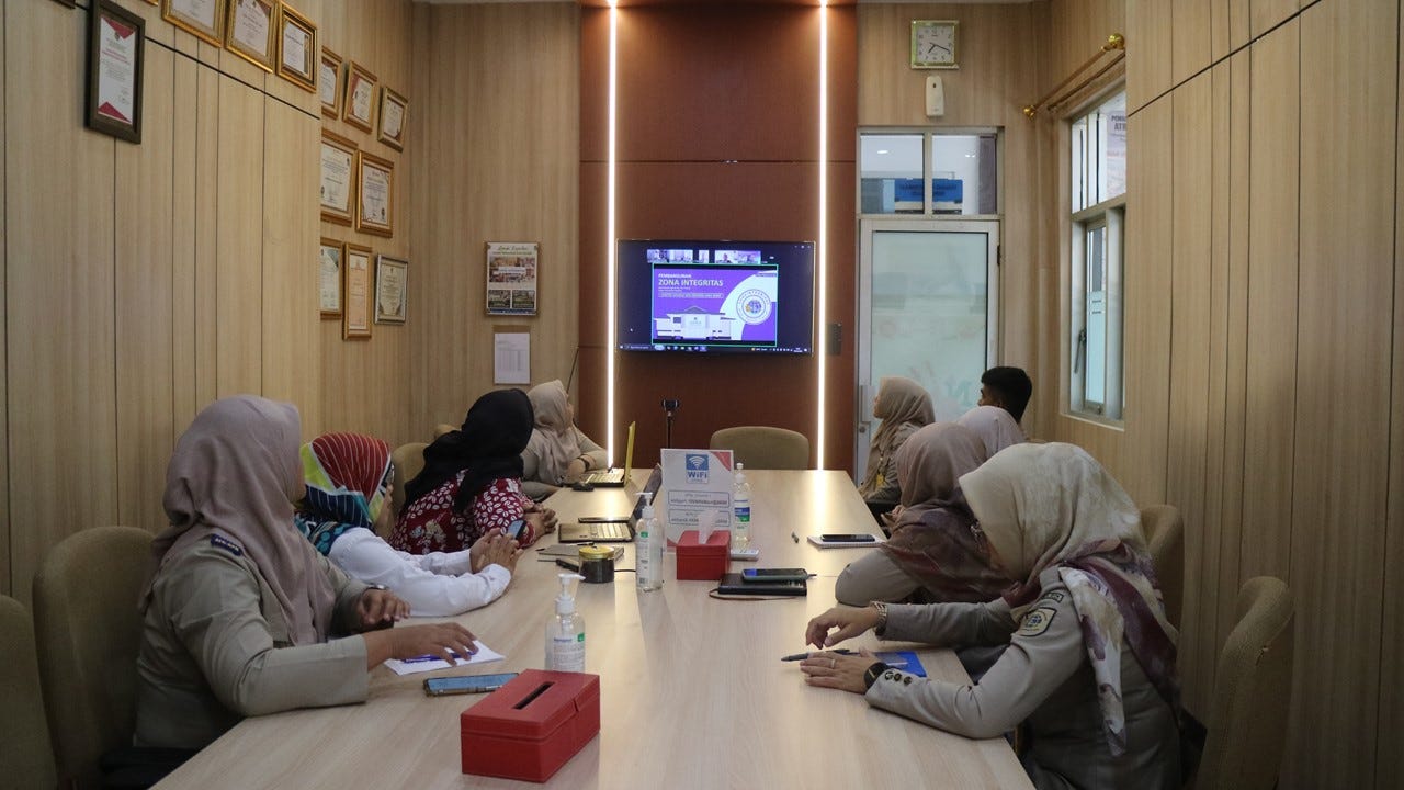Kantor Pertanahan Kota Cimahi Ikuti Rapat Koordinasi Pembangunan Zona Integritas