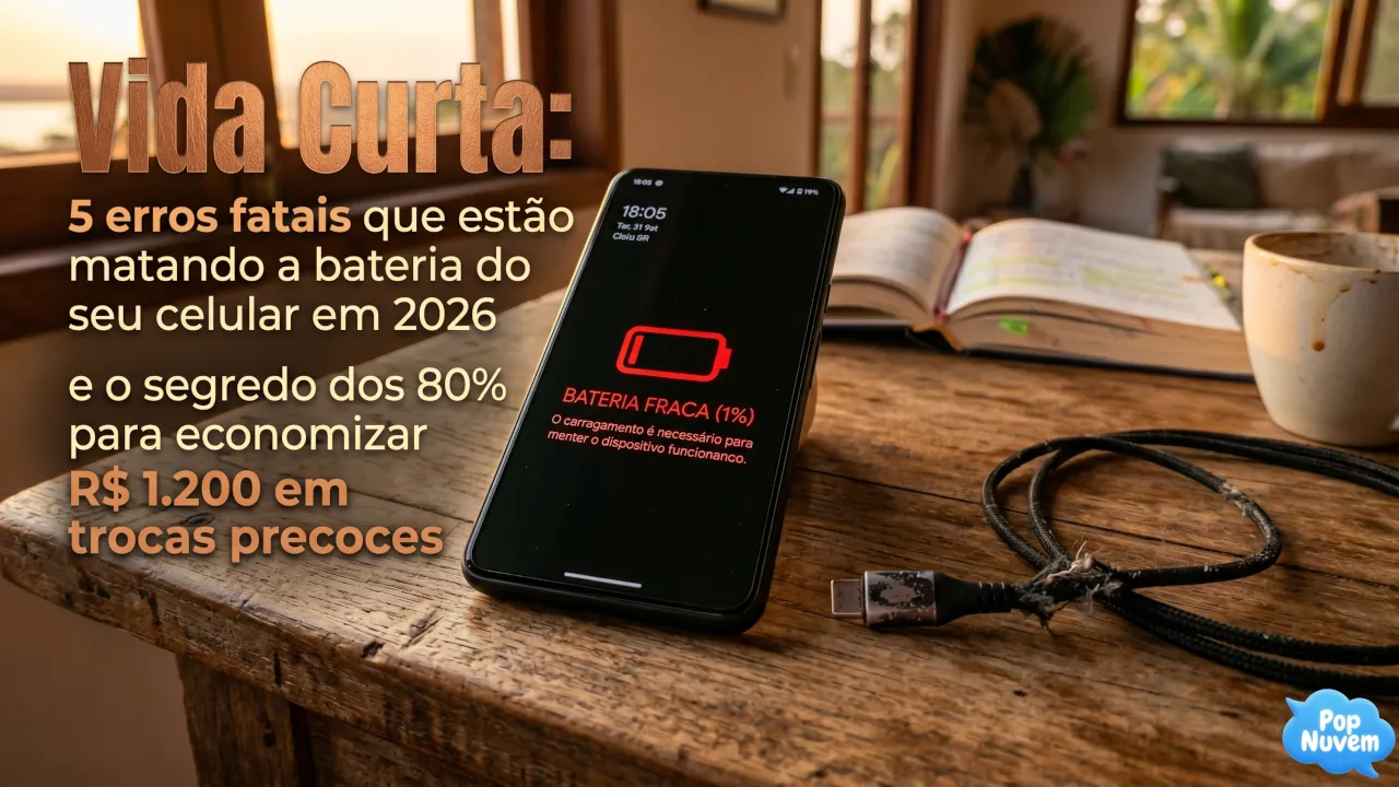 Muita gente acha que precisa trocar de celular, quando na verdade pequenos erros estão acabando com…