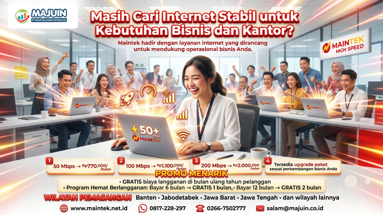 Masih Cari Internet Stabil untuk Kebutuhan Bisnis dan Kantor?