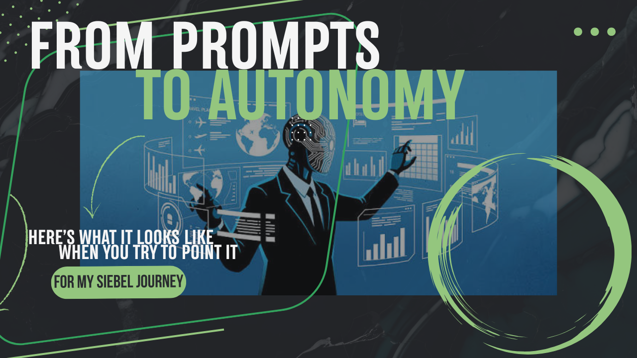 From PROMPTS to AUTONOMY: What Agentic AI Actually Looks Like on a 20-Year-Old Enterprise System