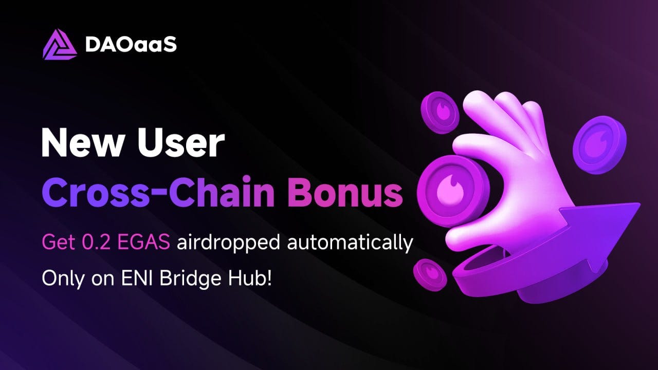 ENI New User Bonus: 0.2 USDT gas on arrival, start earning instantly.