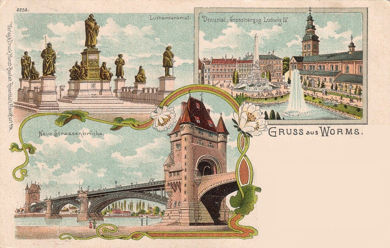 Dive in Germany: 沃姆斯（Worms）跟蟲沒有關係！