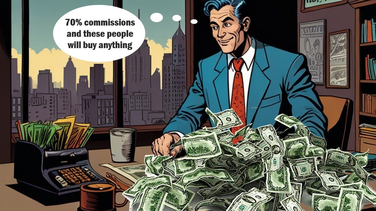 The weight-loss cash cows… err… I mean discerning customers — are going to make me rich.