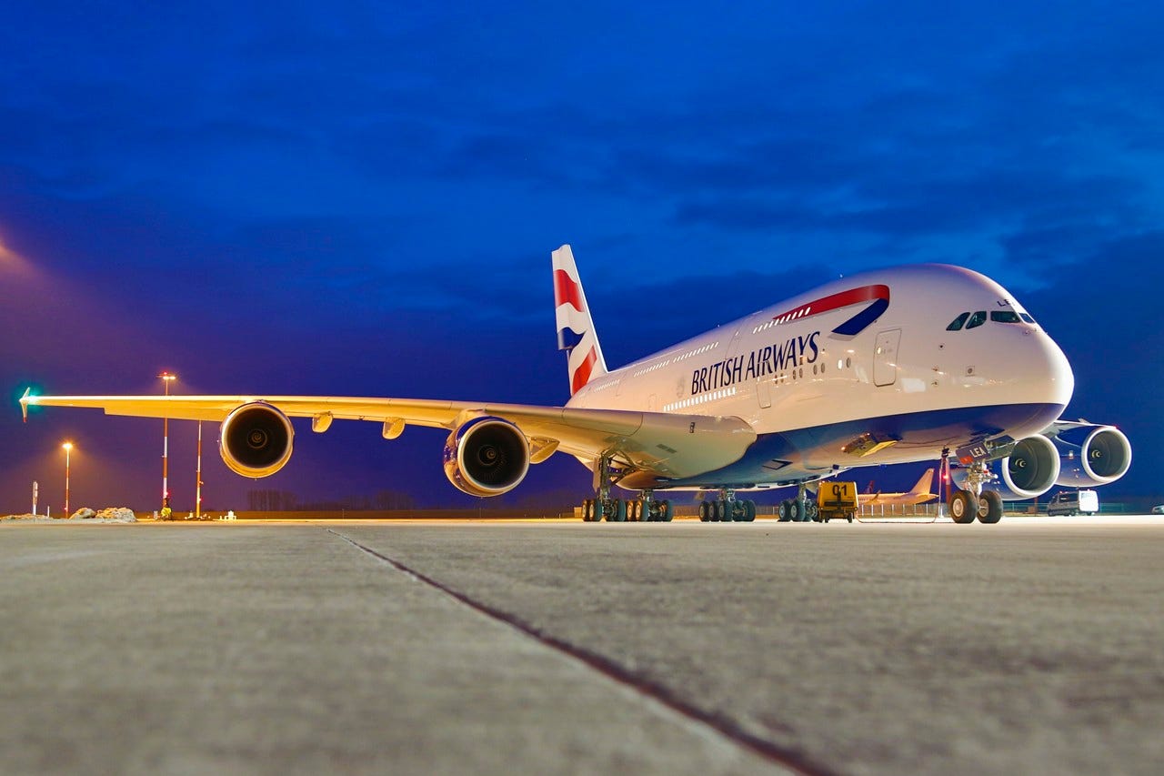 British Airways A380–800