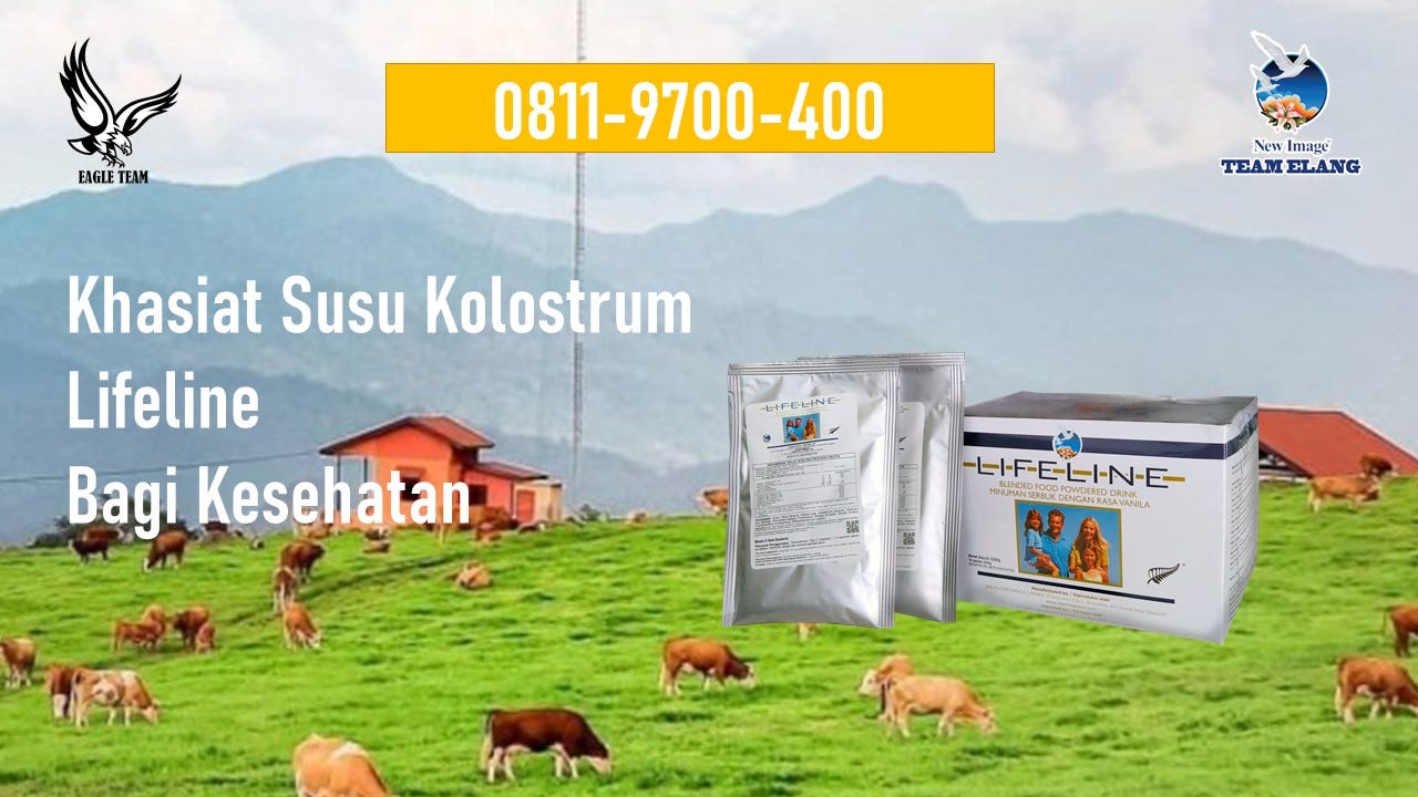 WA 0811–9700–400 / ENJOY! Susu Kolostrum Lifeline Untuk Kesehatan Tulang Anak Di Bekasi