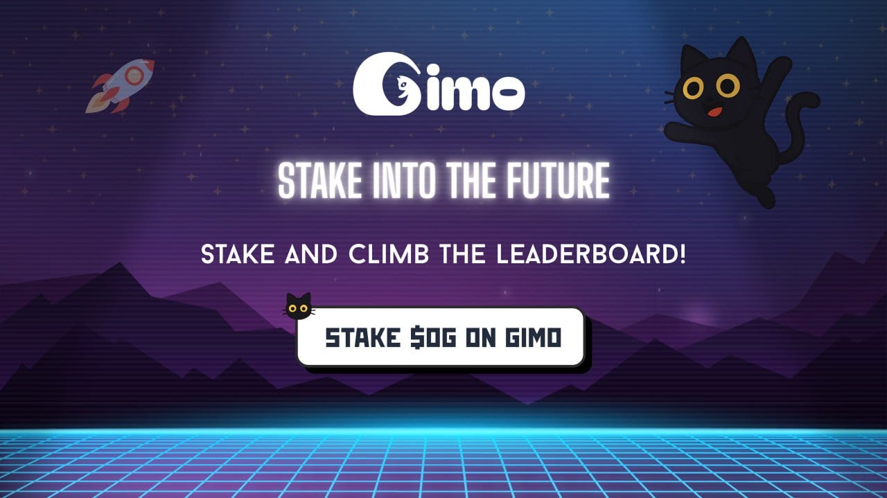 🐈‍⬛ Gimo Staking Points Campaign is LIVE: Stake Into The Future!
