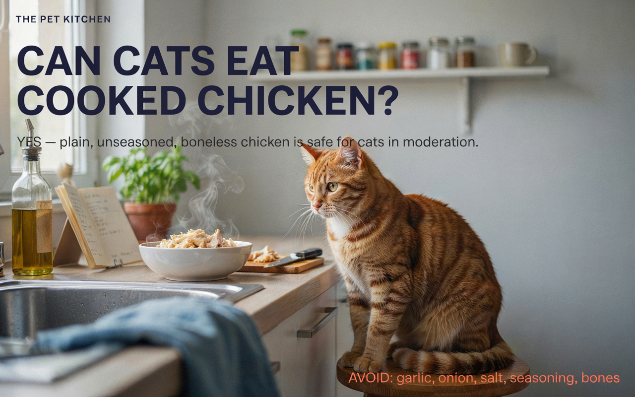 Can Cats Eat Cooked Chicken