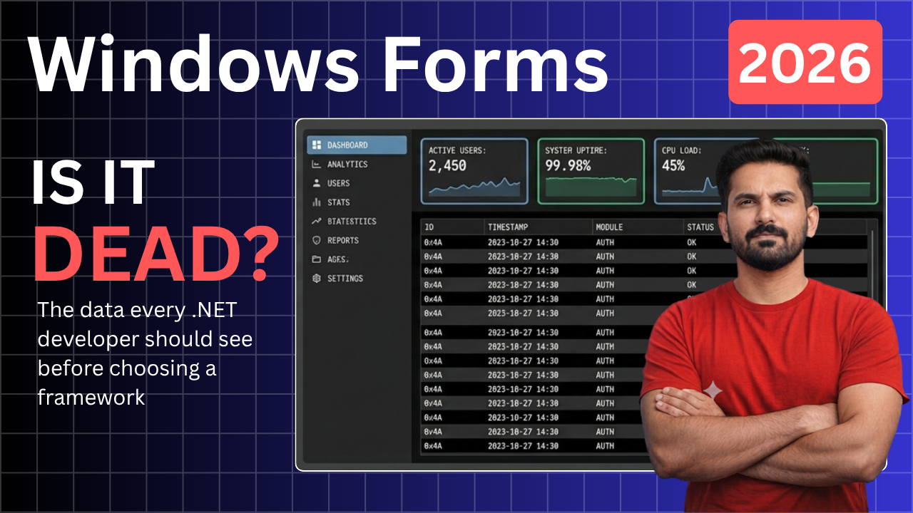 Is WinForms Dead in 2026? I Looked at the Data So You Don’t Have To