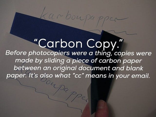Carbon copy - Wikipedia