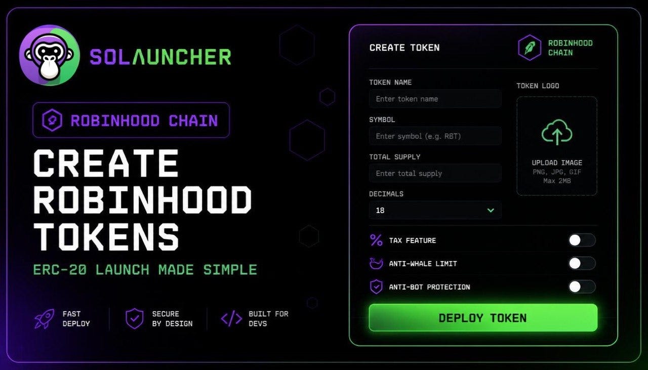 How to Create a Token on Robinhood