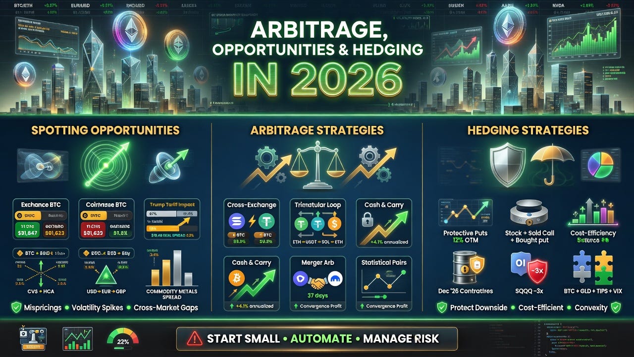2026 Trading Edges That Still Actually Work: Arbitrage, Opportunities & Smart Hedging
