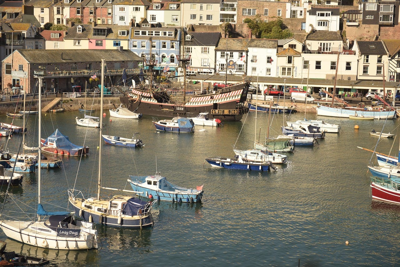My Wonderful Day Out By the Sea, in Torbay, England