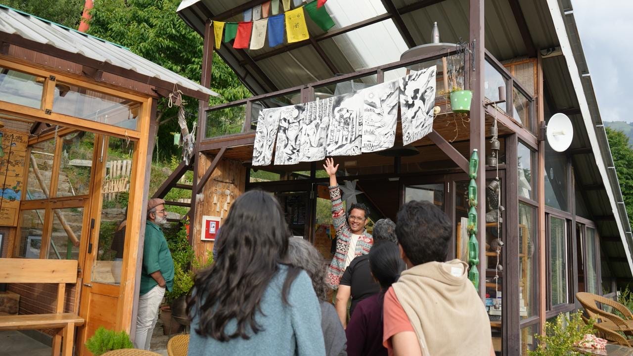 Artist-in-residence program for wellness research