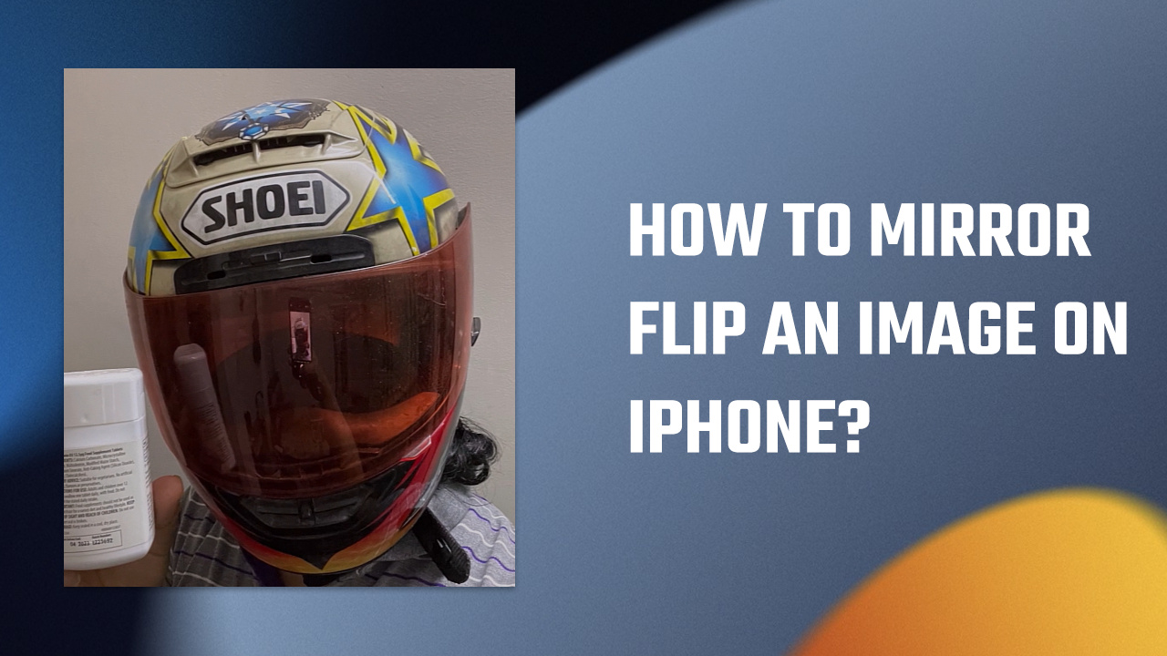 How to mirror flip an image on iPhone?