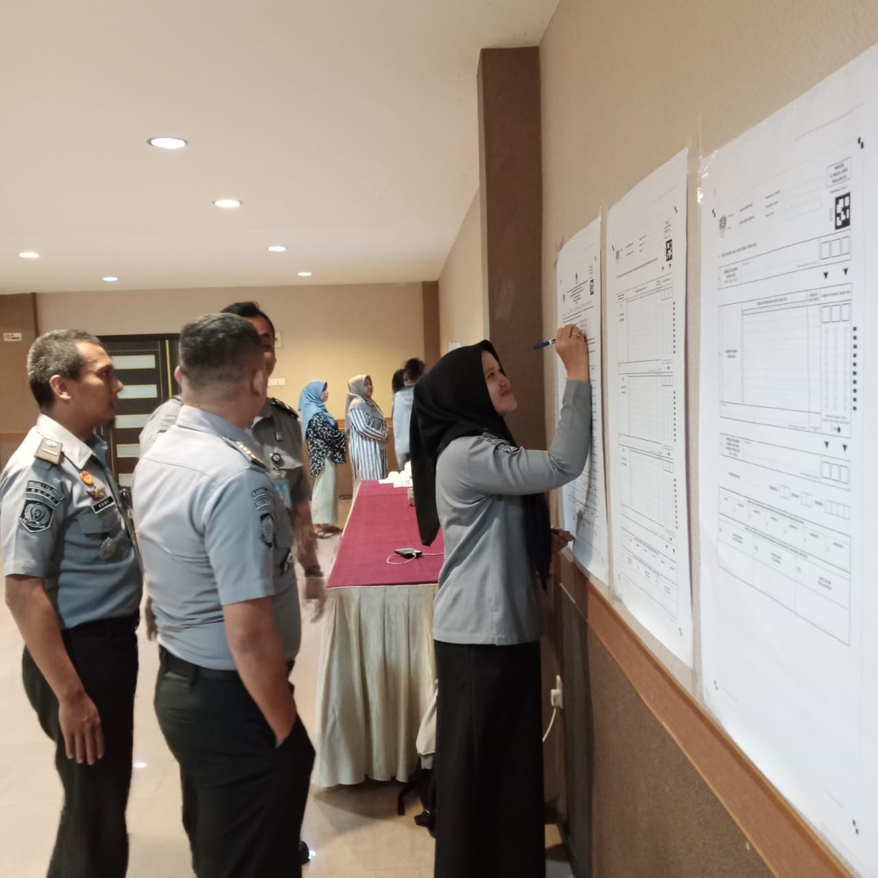 TINGKATKAN KESIAPAN, PETUGAS RUTAN KELAS I TANJUNGPINANG IKUTI BIMBINGAN TEKNIS PILKADA 2024