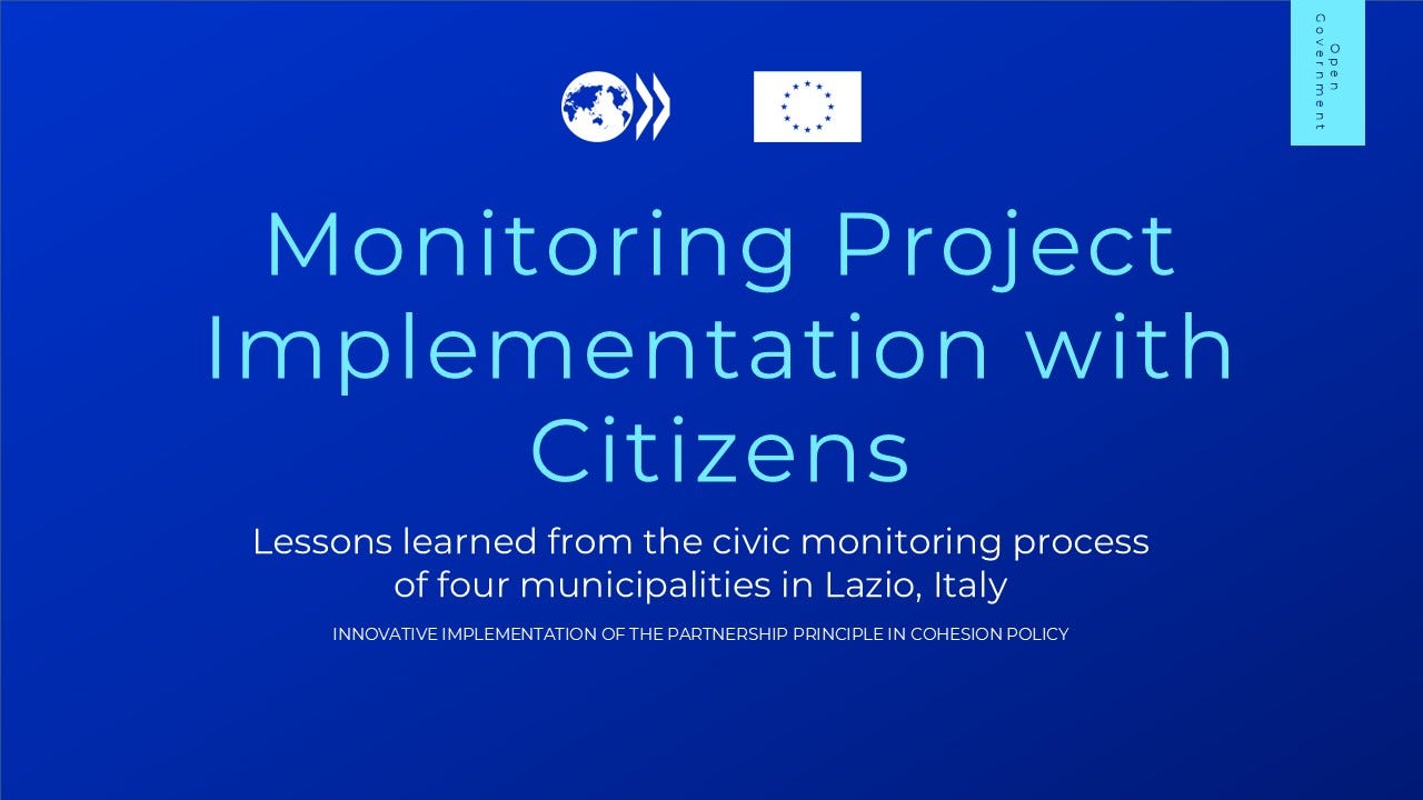 Monitoring project implementation with citizens