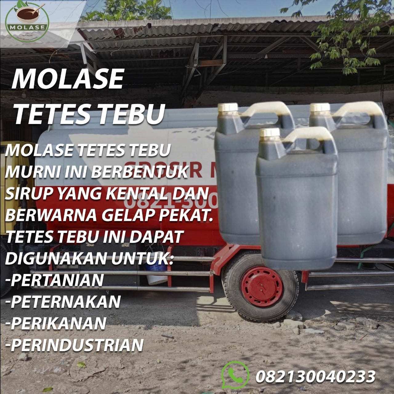 Fungsi Molase Tetes Tebu