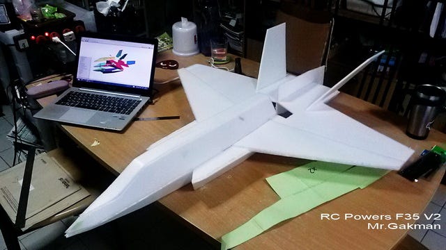 Rc-F35 Build From Scratch บันทึกการสร้างเครื่องบินบังคับวิทยุ | By Sorawit  Powtongsook | Medium