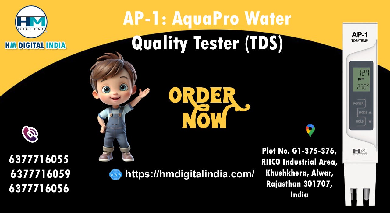 HM Digital AP-1: AquaPro Water Quality Tester (TDS)