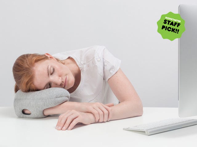The Power Nap Head Pillow  Kissen, Coole gadgets, Geschenkideen