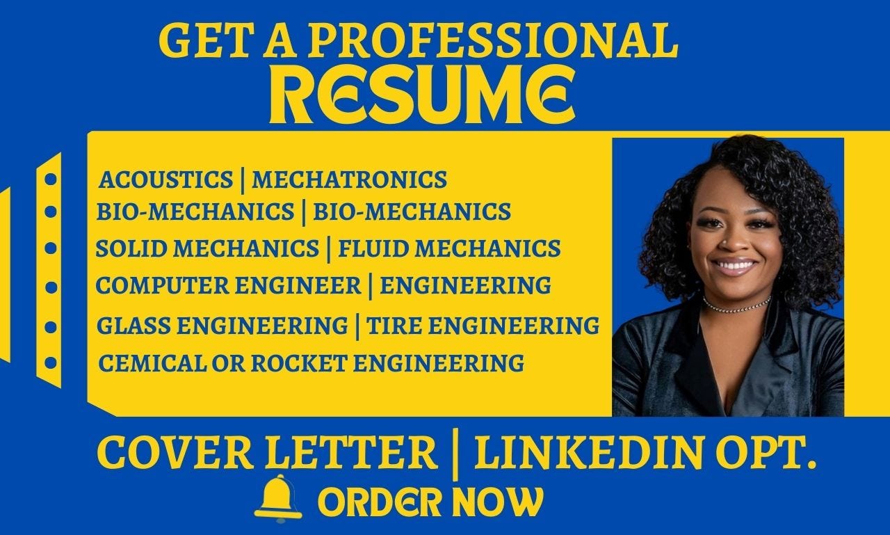 I will write resume for hardware engineer cybersecurity analyst engineering mechanical