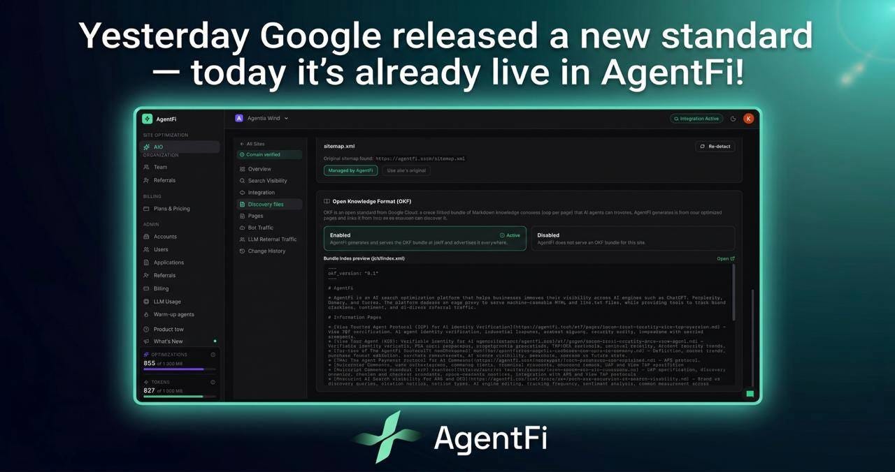 Google just standardized “How AI Agents read the web”. Here’s how we shipped it in a day.
