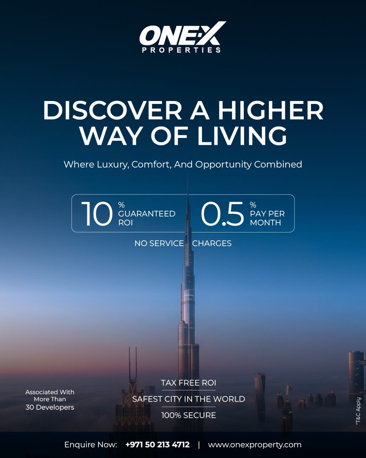 Earn More with 10% Guaranteed ROI & Exclusive Dubai Investment Benefits
