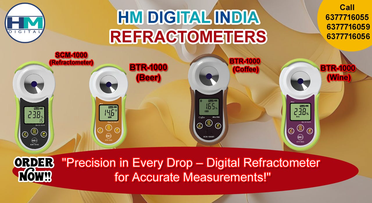 Smart Refractometers for Accurate Readings