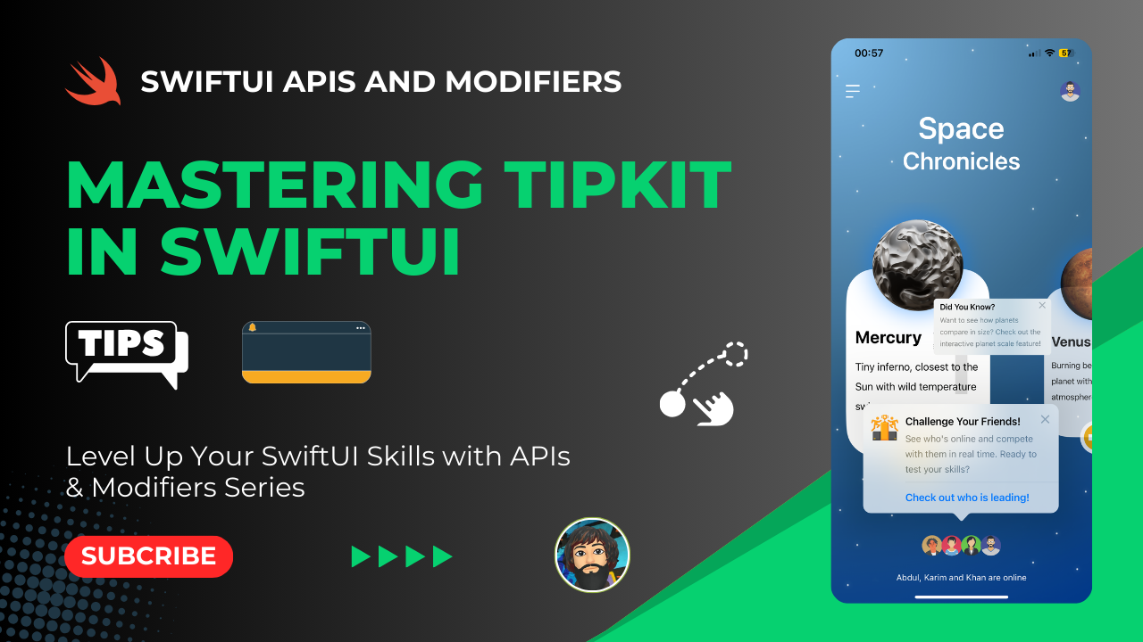 Mastering TipKit in SwiftUI: A Guide to add Walkthrough Journey — SwiftUI API #5