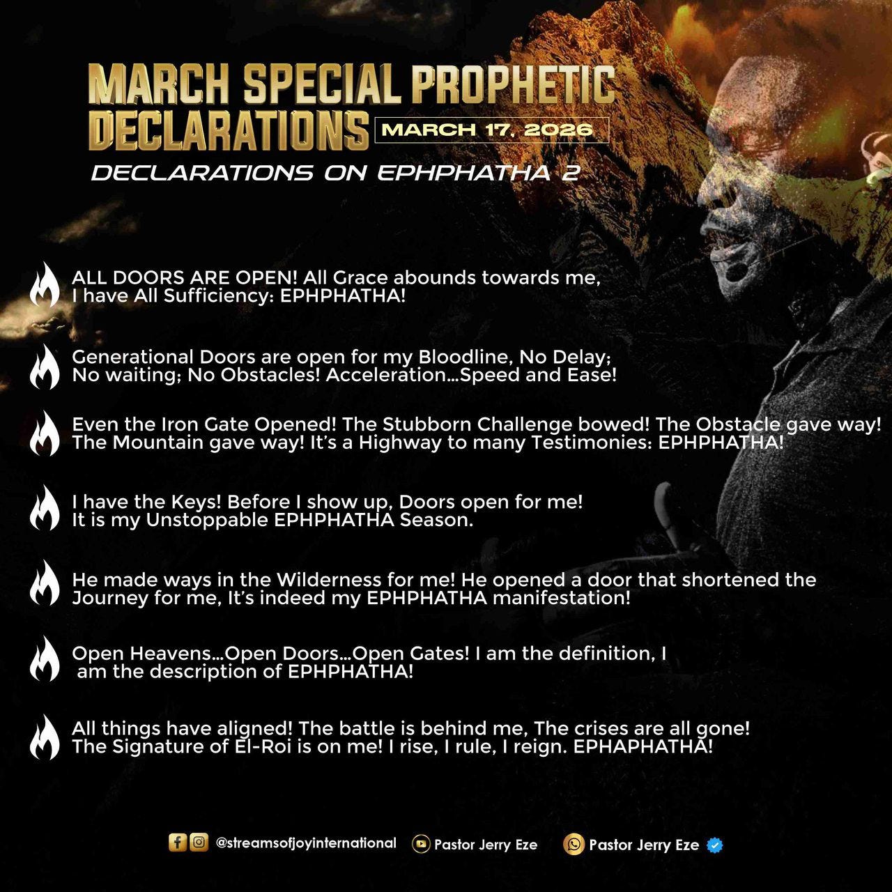 EPHPHATHA TUESDAY | NSPPD | 17TH MARCH 2026