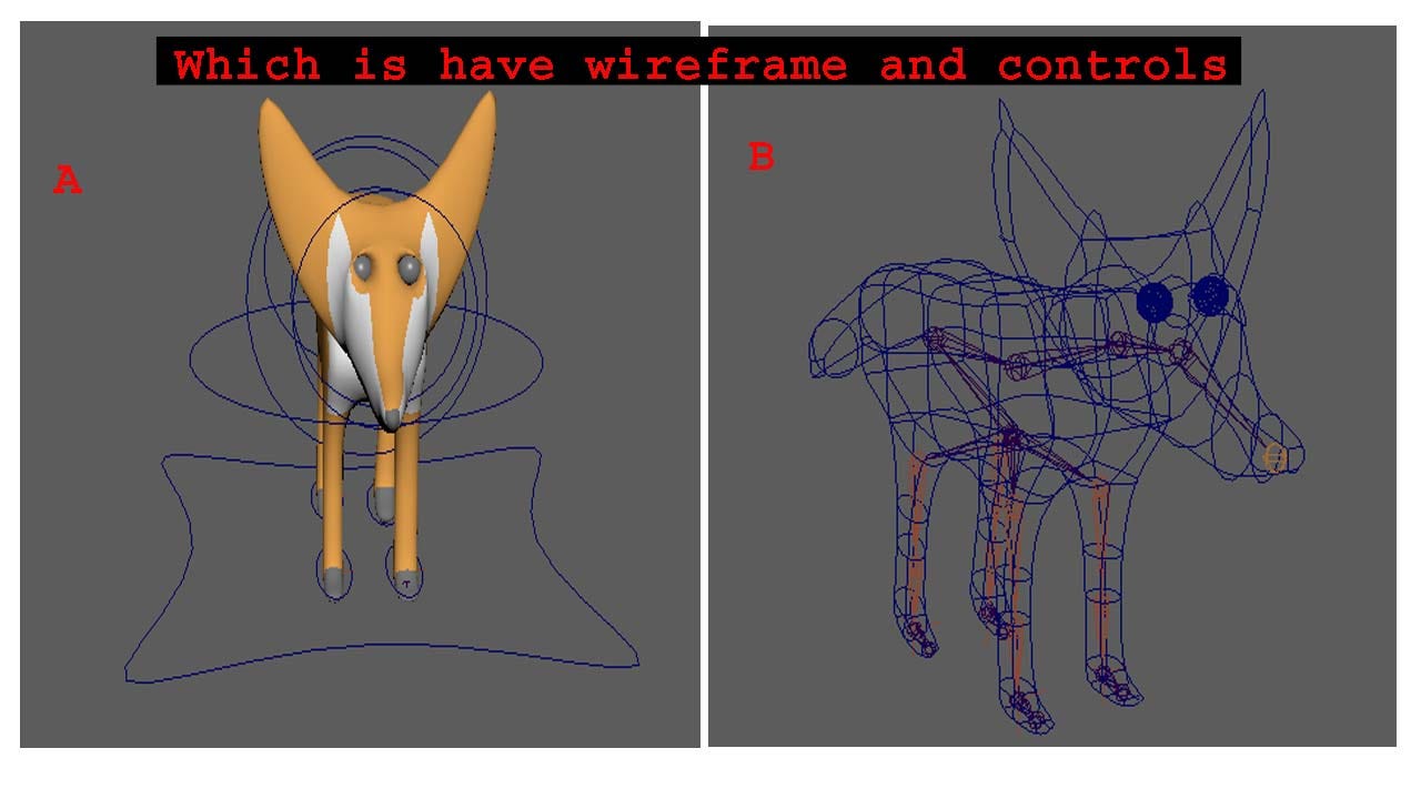 Which is have wireframe and controls? Can guess.