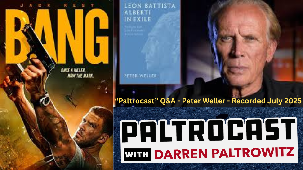 Q&A: Peter Weller (New Film “Bang” & New Book “Alberti In Exile”)