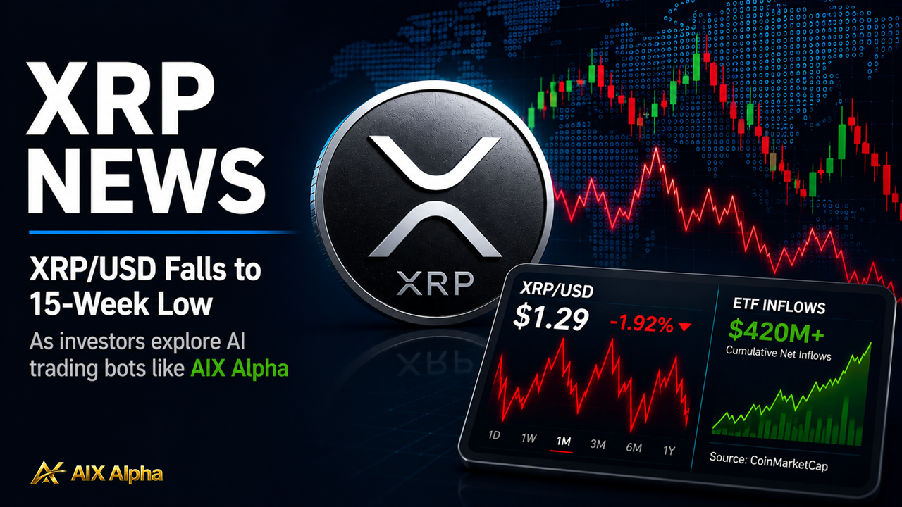 XRP Falls to a 15-Week Low — Why More Investors Are Exploring AI Trading Bots in 2026