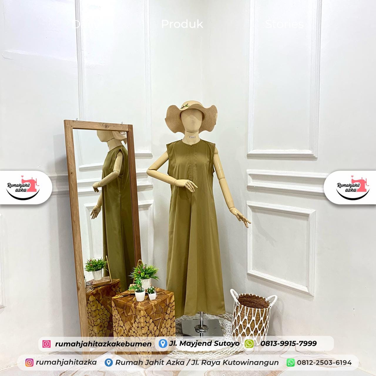 PENJAHIT KILAT! WA 081399157999, Baju Inner Panjang Polos by Rumah Jahit Azka