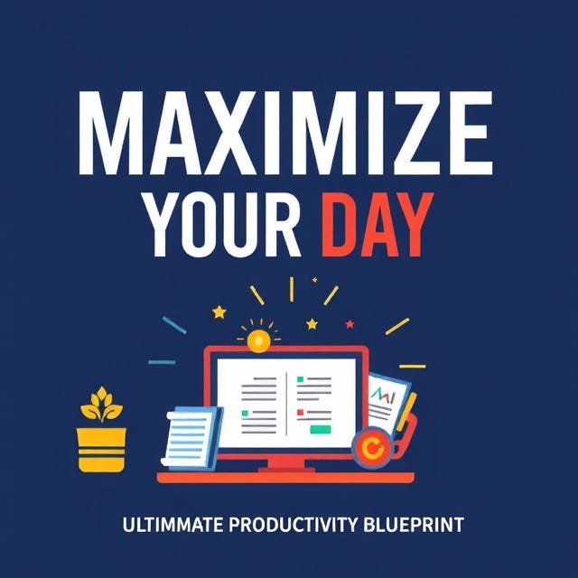 Maximize Your Day: The Ultimate Productivity Blueprint