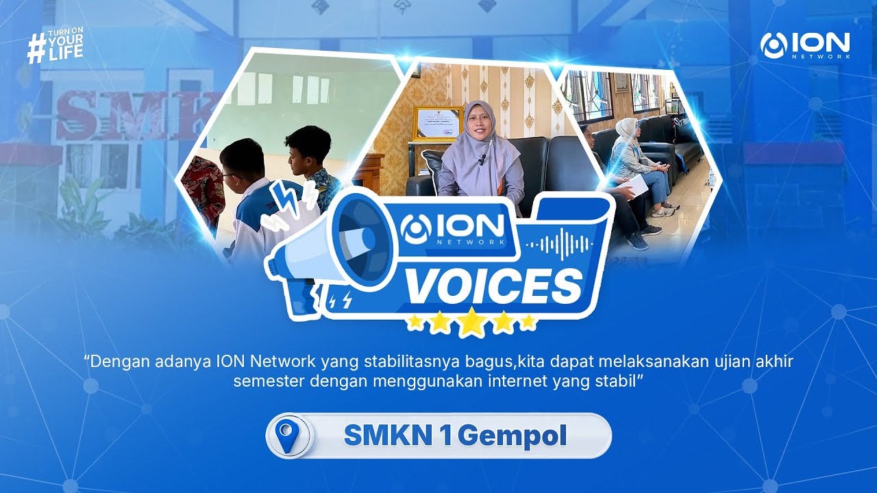 ION Network Supports Reliable Internet at SMKN 1 Gempol