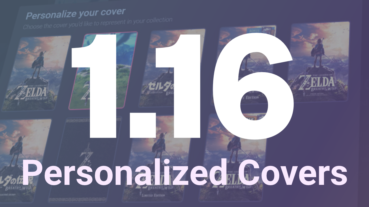 Personalized Covers | 1.16 Update