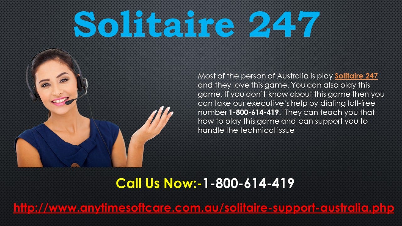 Play Solitaire 247 in An Easier Way by Using 247 Active Services | 1–800–614–419