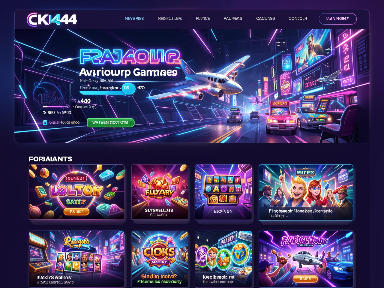 CK444 Best Online Lottery, Slots and Fishing Game Platform