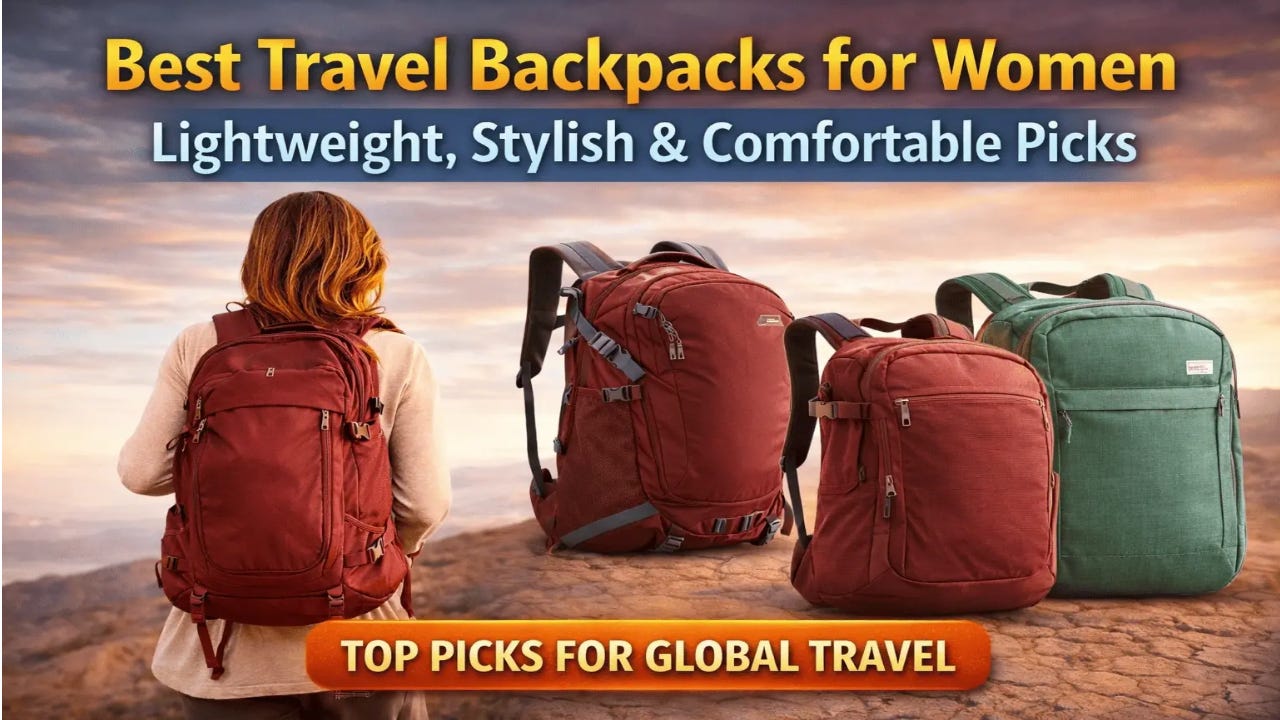 Best Travel Backpacks for Women: Lightweight & Stylish Picks