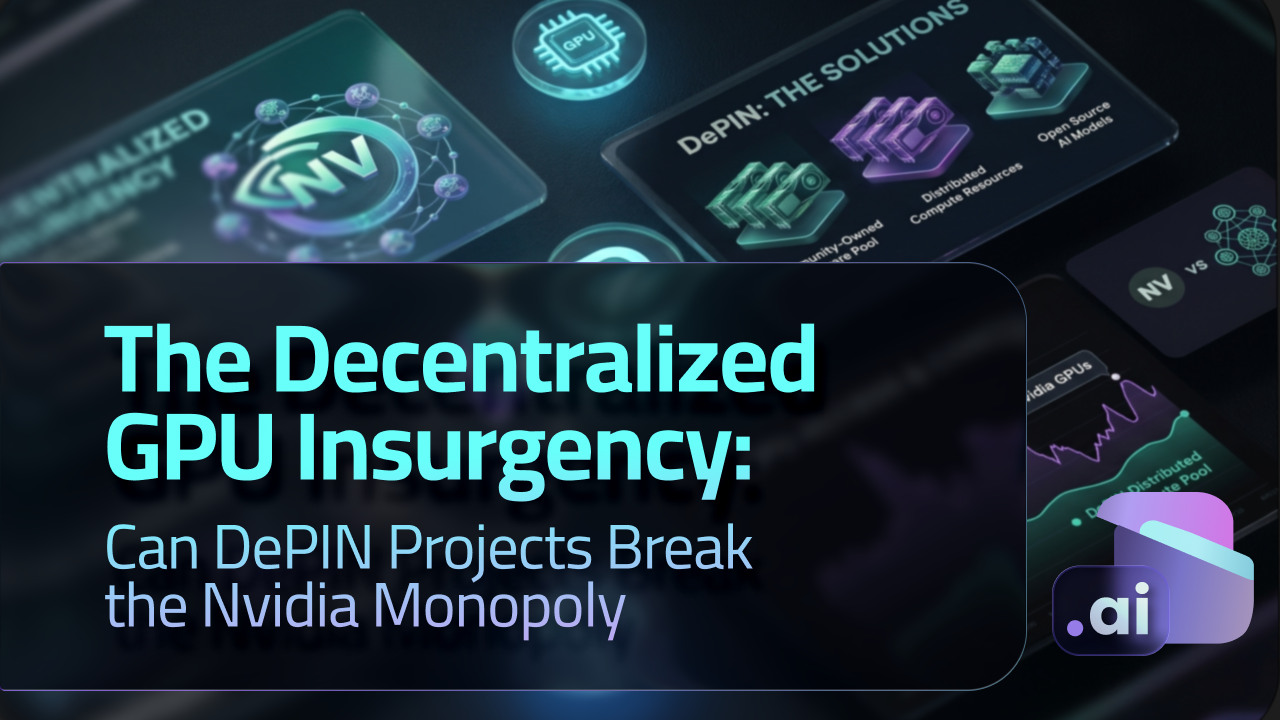The Decentralized GPU Insurgency: Can DePIN Projects Break the Nvidia Monopoly