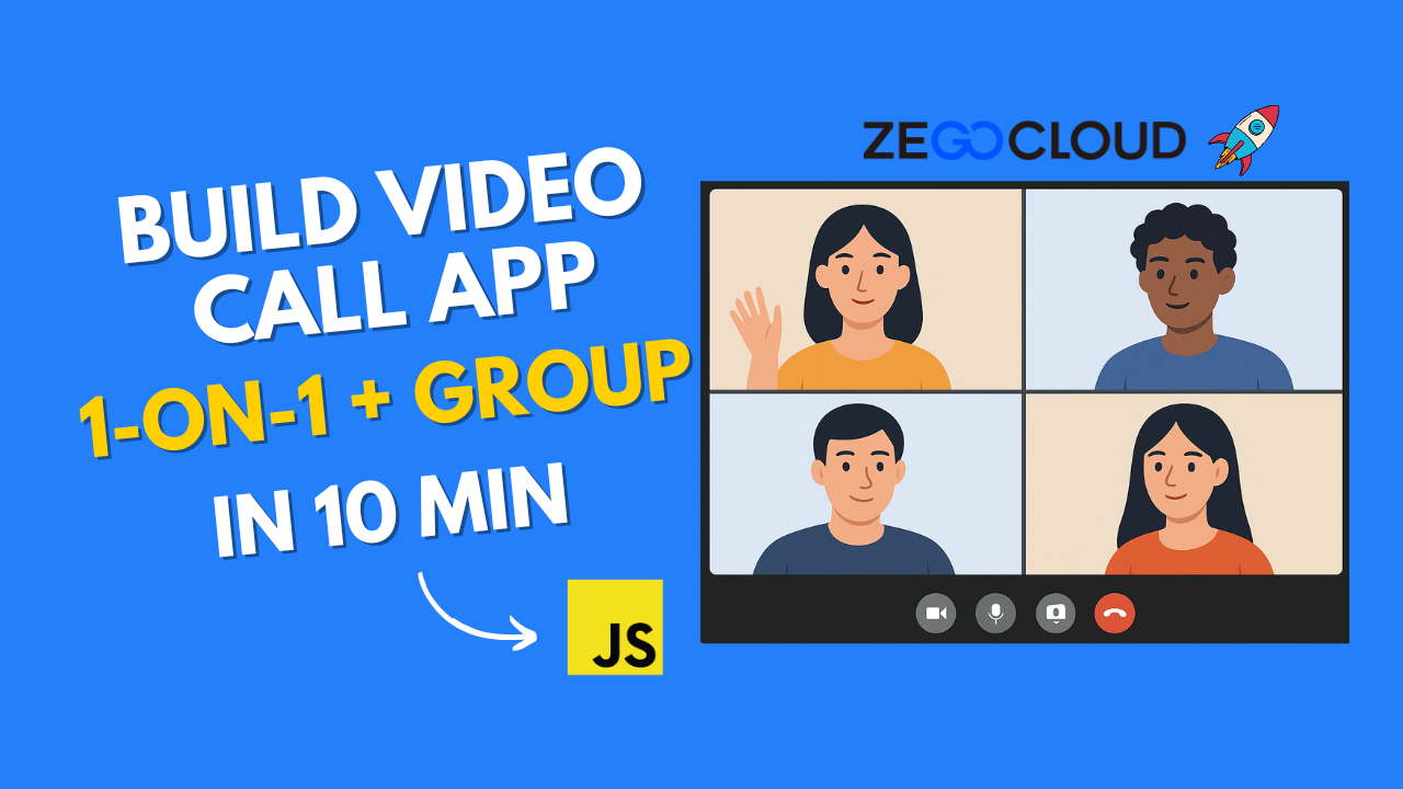 Build Video Call App with ZEGOCLOUD | 1-on-1 & Group Video Chat using HTML, CSS & JS in 10 Minutes