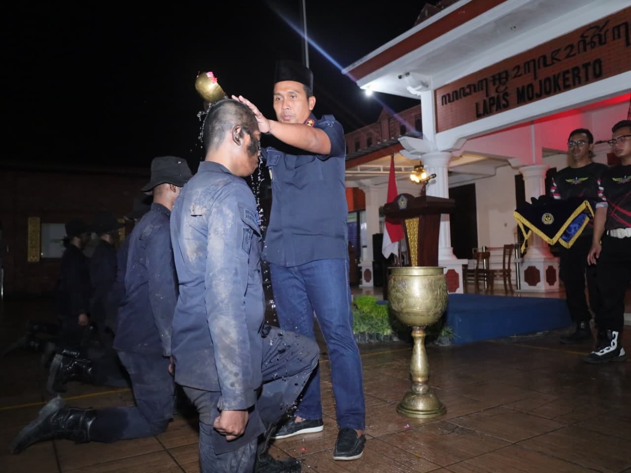 CASN Lapas Mojokerto Tuntaskan Long March FMD 15 Kilometer, Tapak Jejak Sumpah Palapa